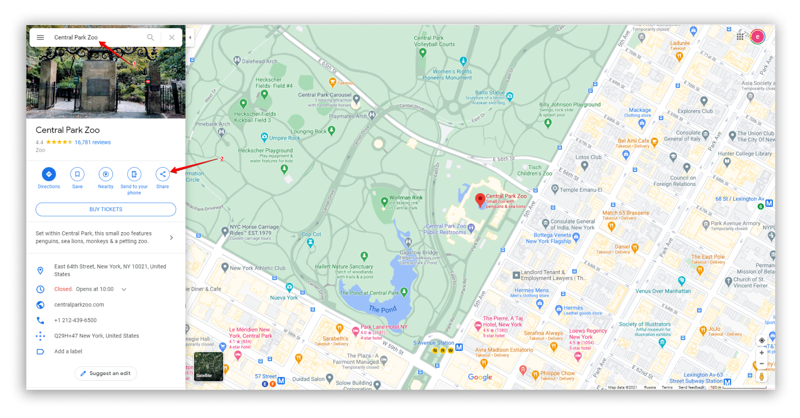 Embed Google Maps